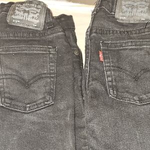 Boy's Charcoal Slim Jeans